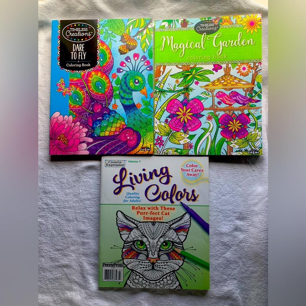 Adult Coloring Book Set -3